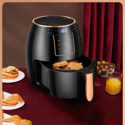 55L Sınır Ötesi Hava Fritöz Dokunmatik Ekran Otomatik Fritöz İngiliz Standardı Derin Kızartma Tavası Cips Makinesi Airfryer