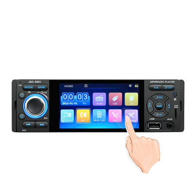 Dokunmatik Bluetooth lu Araba Radyo,Teyp 4.1 inç Masa Üstü Ekranı