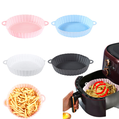 Hava Fritöz Tepsi Silikon Mutfak Malzemeleri AirFryer Silikon Tencere Izgara Tava Aksesuarları Tek Kullanımlık Kağıt Astar