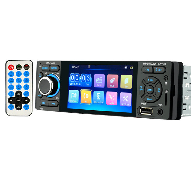 Dokunmatik Bluetooth lu Araba Radyo,Teyp 4.1 inç Masa Üstü Ekranı