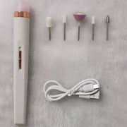 Manikür Makinesi Seti, Elektrikli Tırnak Matkap Parlatıcı USB Manikür Pedikür Aksesuarı Şarj Edilebilir