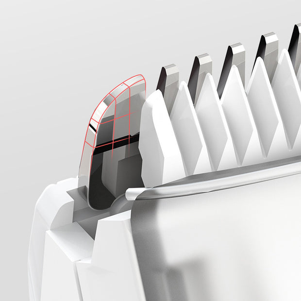 Baby Electric Vacuum Hair Trimmer Clipper USB Rechargeable Ceramic Cutter IPX7 Waterproof Baby Low Noise Hair Trimmer